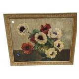 Anemones and Poppies Framed Print