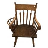 Antique Windsor Style Spindle Armchair