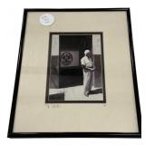 Signed 1999 Photograph Man w/ Imperial