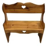 Pine Heart Bench