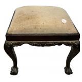 Chippendale Style Carved Footstool