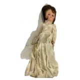 Vintage Composition Bride Doll