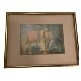 Indian Mughal Elephant Miniature Painting