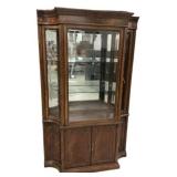 Mahogany Curio Display Cabinet