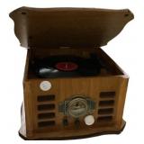 Retro Style Turntable Radio Combo