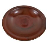 Handmade Stoneware Bowl Red-Brown Glaze