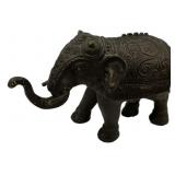Indian Bronze Ceremonial Elephant Figure