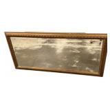 Gold-Tone Framed Rectangular Mirror