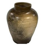 Antique Glazed Stoneware Storage Jar