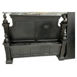 Black Mini Post Bed