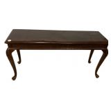 Queen Anne Style Wood Sofa Table