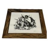 Signed Roland Golden Civil War Collection  Lithogr