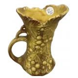 McCoy Grape and Leaf Pitcher 9"
