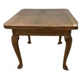 Queen Anne Style Oak Dining Table