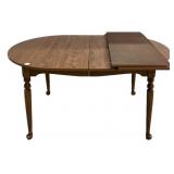 Ellen Allen Oval Dining Table with 2 Leaves