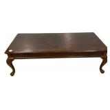 Modern Cherry Rectangle Coffee Table 16"h., 54