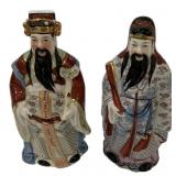 Pair Chinese Porcelain Immortal Figures