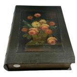 Floral Still Life Book-Shaped Box