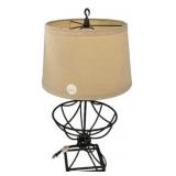 Wrought Iron Geometric Table Lamp