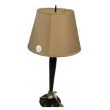 Dark Bronze Finish Table Lamp w/ Shade