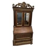 Pulaski Co. Victorian Style Secretary Desk Cabinet