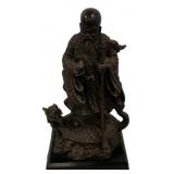 Bronze Chinese Shou Xing Deity Figure