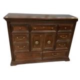 Cherry Wood Multi-Drawer Dresser
