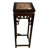 Chinese Marble Top Plant Stand