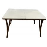 Bamboo White Top Breakfast Table 29"h., 48"w., 3