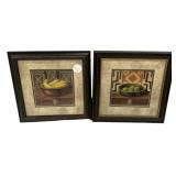 Pair African Still Life Framed Prints