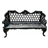 Victorian Cast Iron Garden Bench