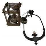 Antique Light Fixtures Lot of Two