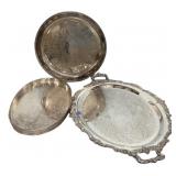 Silverplate Serving Trays