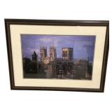 Framed Print,  York Minster Cathedral in England