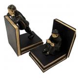 Chinese Scholar Figural Bookends Pair