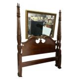 Four Poster Bed Headboard & Mirror