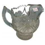 EAPG Pressed Glass Water Pitcher