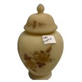 Frosted Glass Ginger Jar with Lid