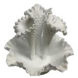 Fenton Milk Glass Hobnail Epergne