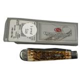Case 6254 SS Amber Trapper Folding Knife