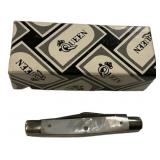 Queen Cut 3 blade MOP Folding Knives