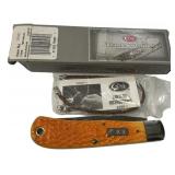 Case TB61546 SS Persim ORG Backpocket Folding Knif