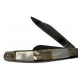 Parker Cut Christmas 1983 MOP Folding Knife