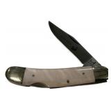 Swanner Cut Co. Black Swan MOP Folding Knife