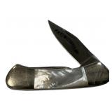 Parker Cut Big Canittler MOP Folding Knife
