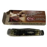 Case 6254 SS Olv Grn Trapper Folding Knife