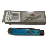 Case 6254 SS Blue Trapper Folding Knife
