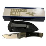 American Blade AB-29 Water Buffalo Horn Fixed Blad