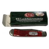 Case 6254 SS Red Trapper Folding Knife