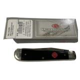 Case 2254 SS Black Synthetic Smooth Trapper Foldin